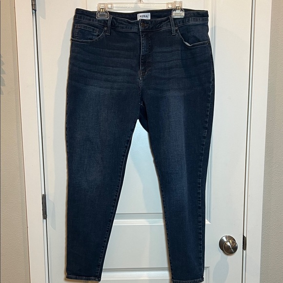 Pistola Deep Indigo Skinny Jeans Size 18W - Picture 7 of 8